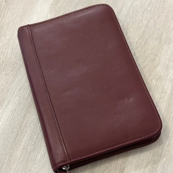 Elegant Burgundy Jewelry Organizer - Picture 6 of 10